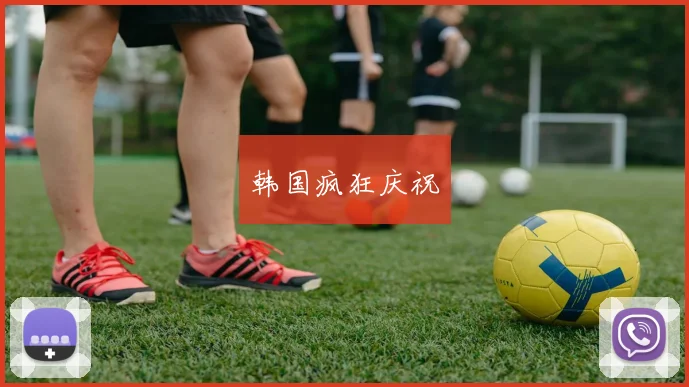 韩国疯狂庆祝